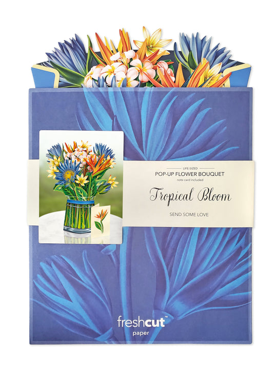 TROPICAL BLOOM POP-UP FLOWER BOUQUET
