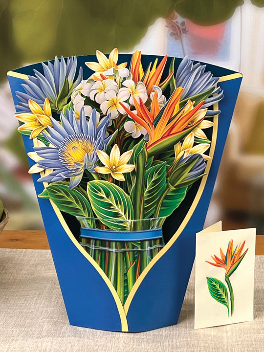 TROPICAL BLOOM POP-UP FLOWER BOUQUET