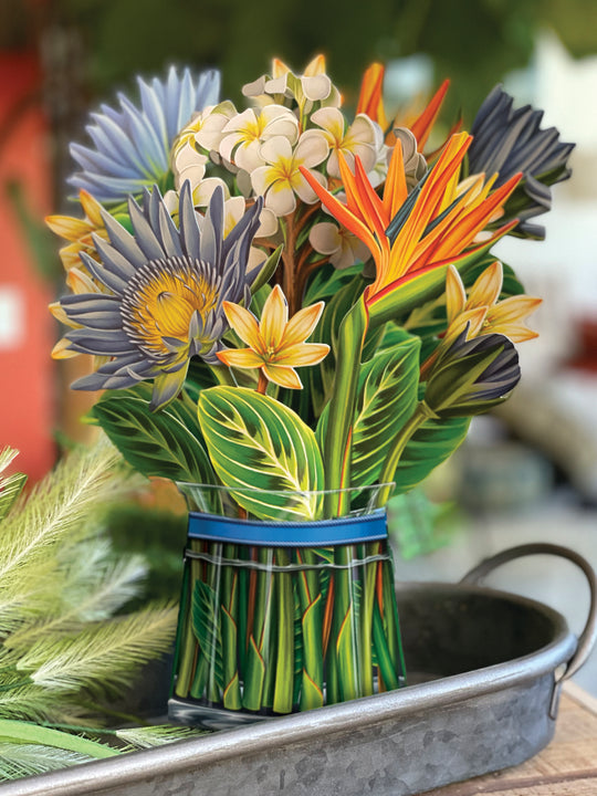 TROPICAL BLOOM POP-UP FLOWER BOUQUET