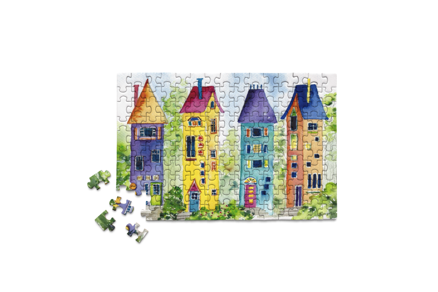 Gnome Homes Mini Jigsaw Puzzle