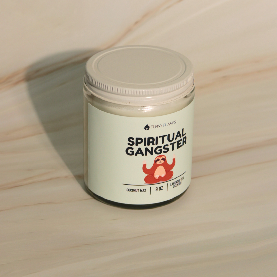 Spiritual Gangster - Funny Candle Co, Lavender Tea Scented