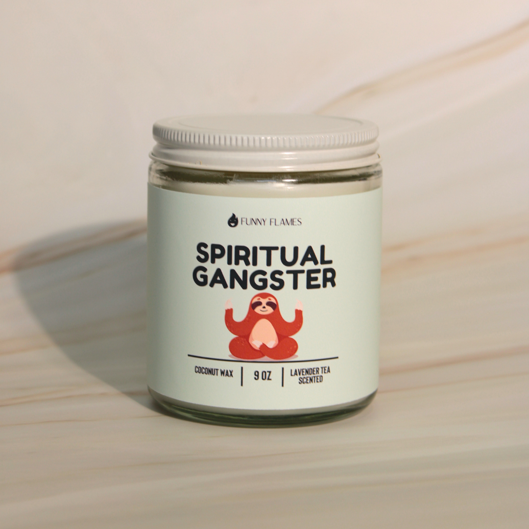 Spiritual Gangster - Funny Candle Co, Lavender Tea Scented