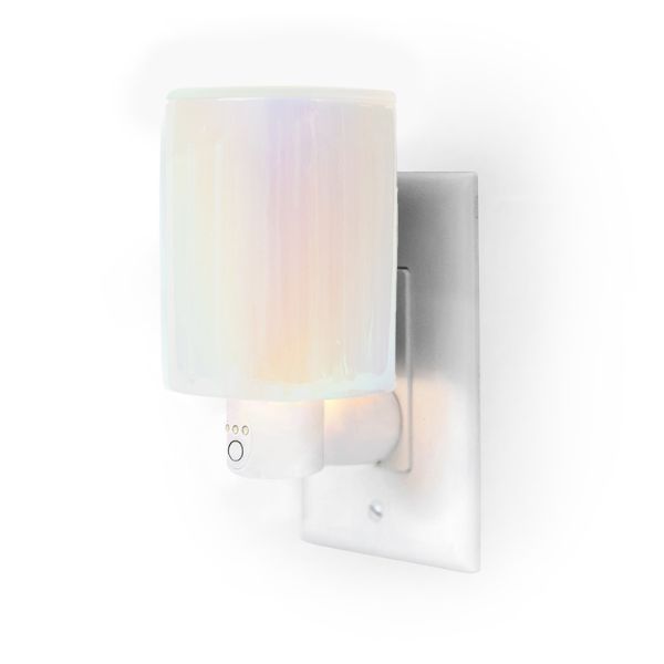 Opalescent (Iridescent Pink)Timer Outlet Wall Plug-In Wax Warmer