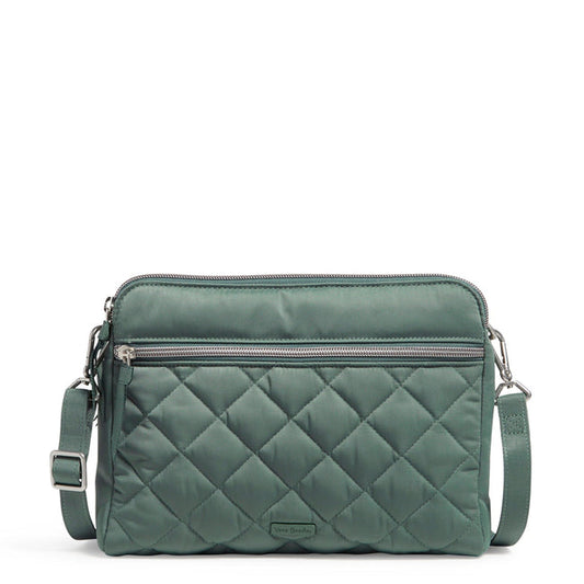 TRIPLE COMPARTMENT CROSSBODY