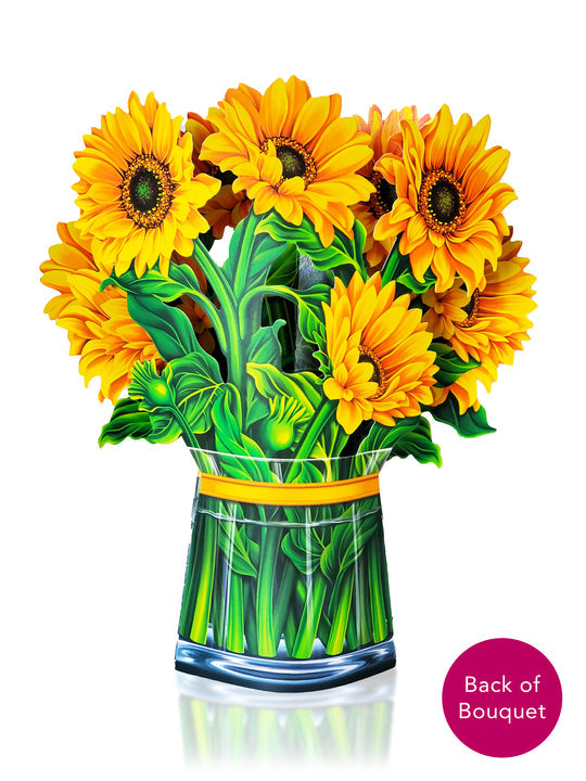 SUNFLOWERS POP-UP FLOWER BOUQUET