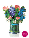 BLUE BONNETS POP-UP FLOWER BOUQUET