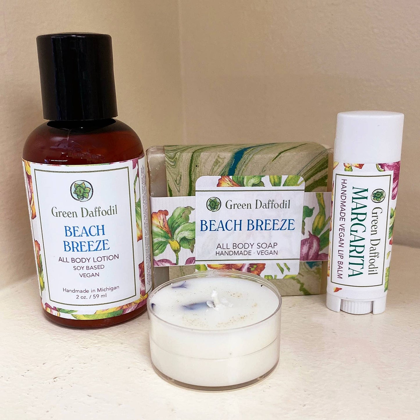 Beach Breeze Organdy Quartet Gift Set- Clean and Fresh