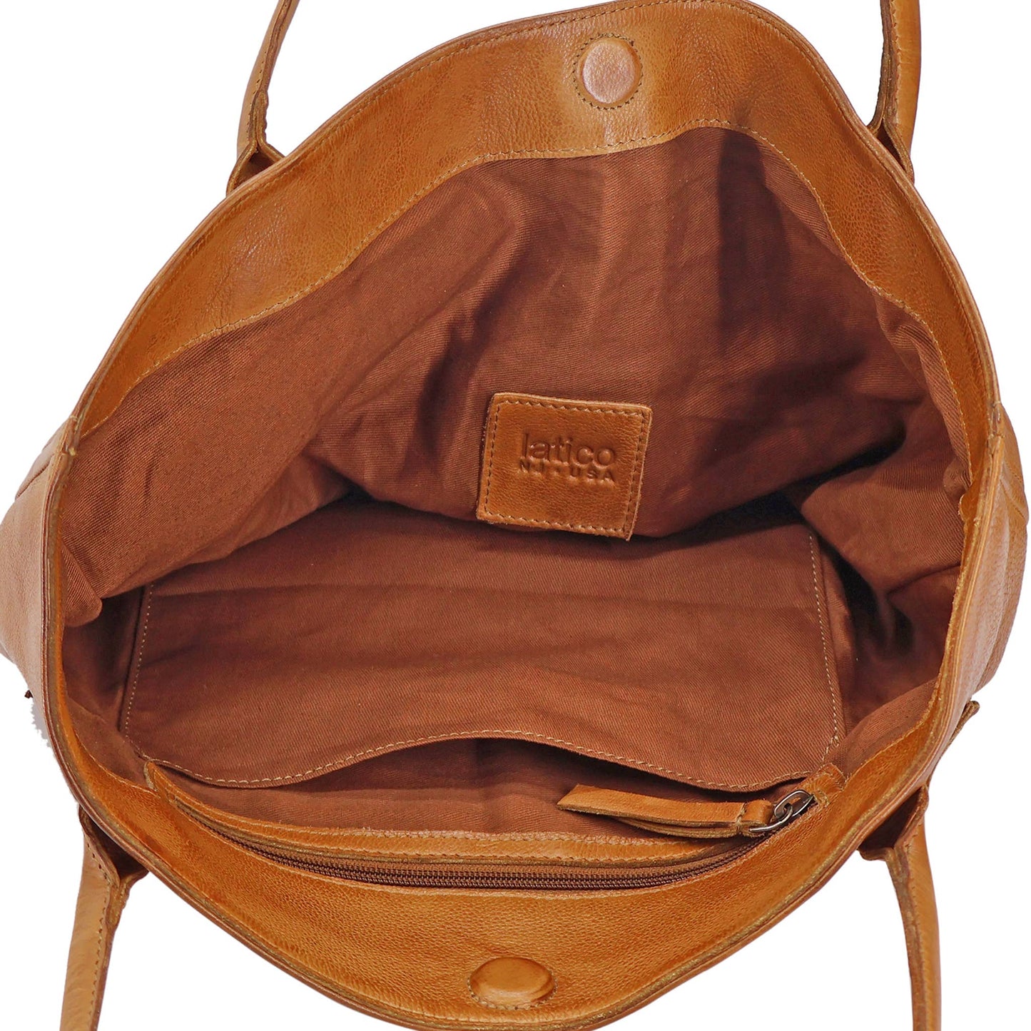 MILES LEATHER TOTE BAG