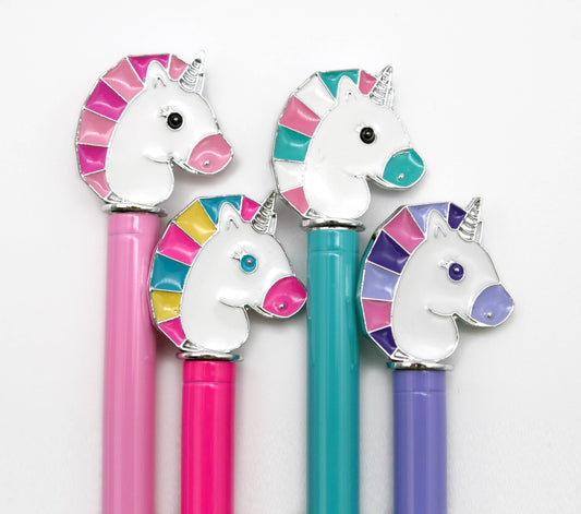 ENAMEL UNICORN CHARM PEN