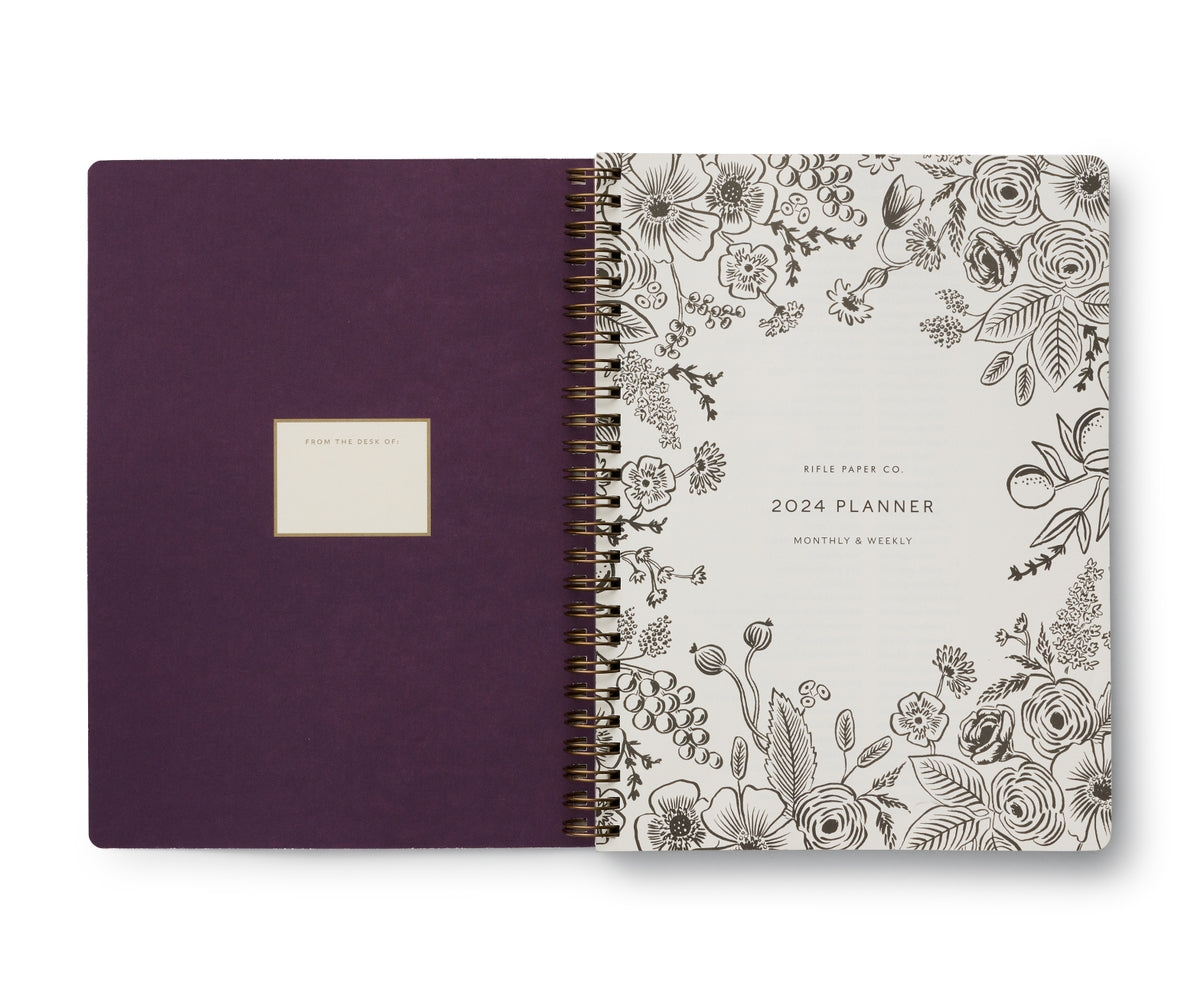 2024 BLOSSOM 12-MONTH SOFTCOVER SPIRAL PLANNER