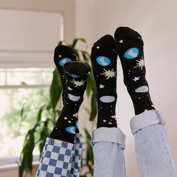 SOCKS THAT SUPPORT SPACE EXPLORATION