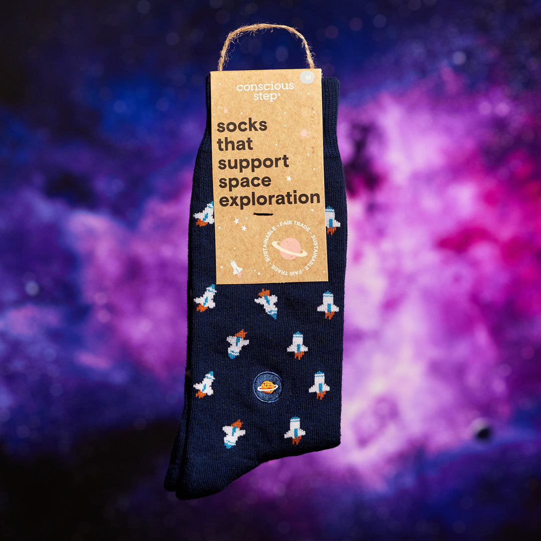 SOCKS THAT SUPPORT SPACE EXPLORATION