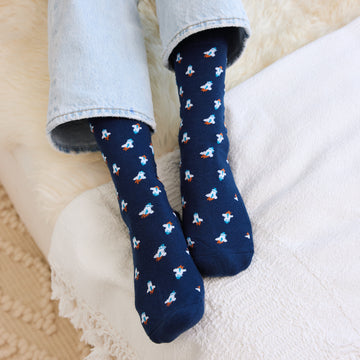 SOCKS THAT SUPPORT SPACE EXPLORATION