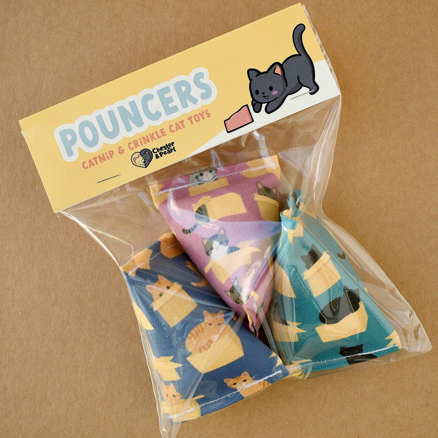 OUT FOR DELIVERY POUNCER CAT TOY SET