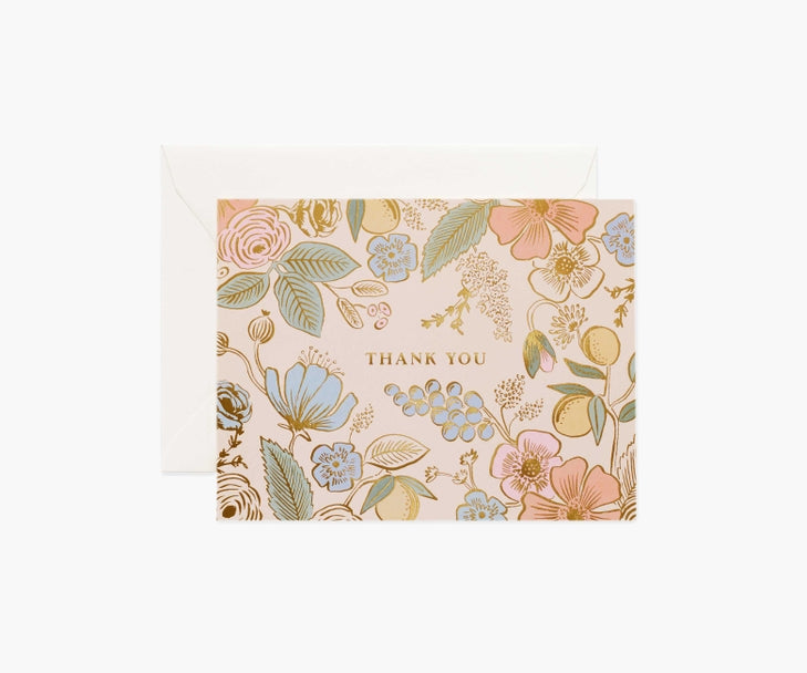 COLETTE, THANK YOU CARD BOXED SET OF 8