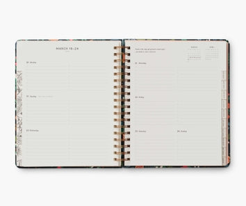 2024 PEACOCK 17-MONTH HARDCOVER SPIRAL PLANNER