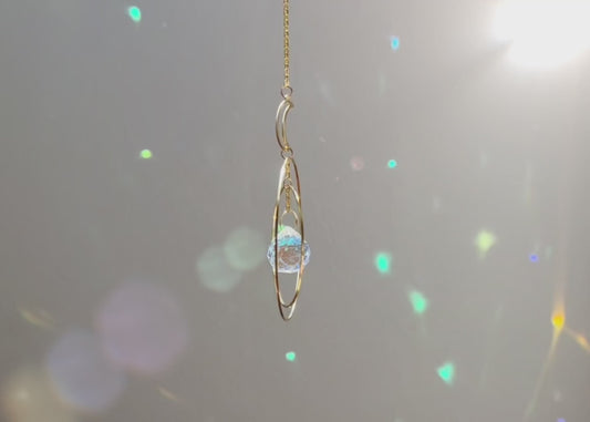 Orbit Crystal Suncatcher Rainbow Prism