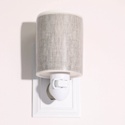 Outlet Plug-In Warmer in Gray Linen
