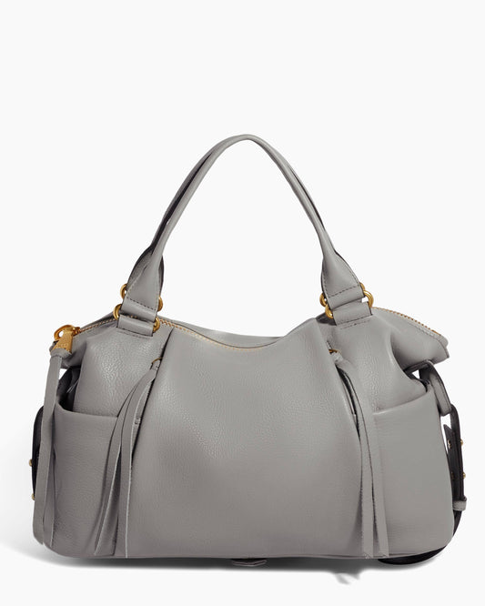 TAMITHA SATCHEL STEEL GREY