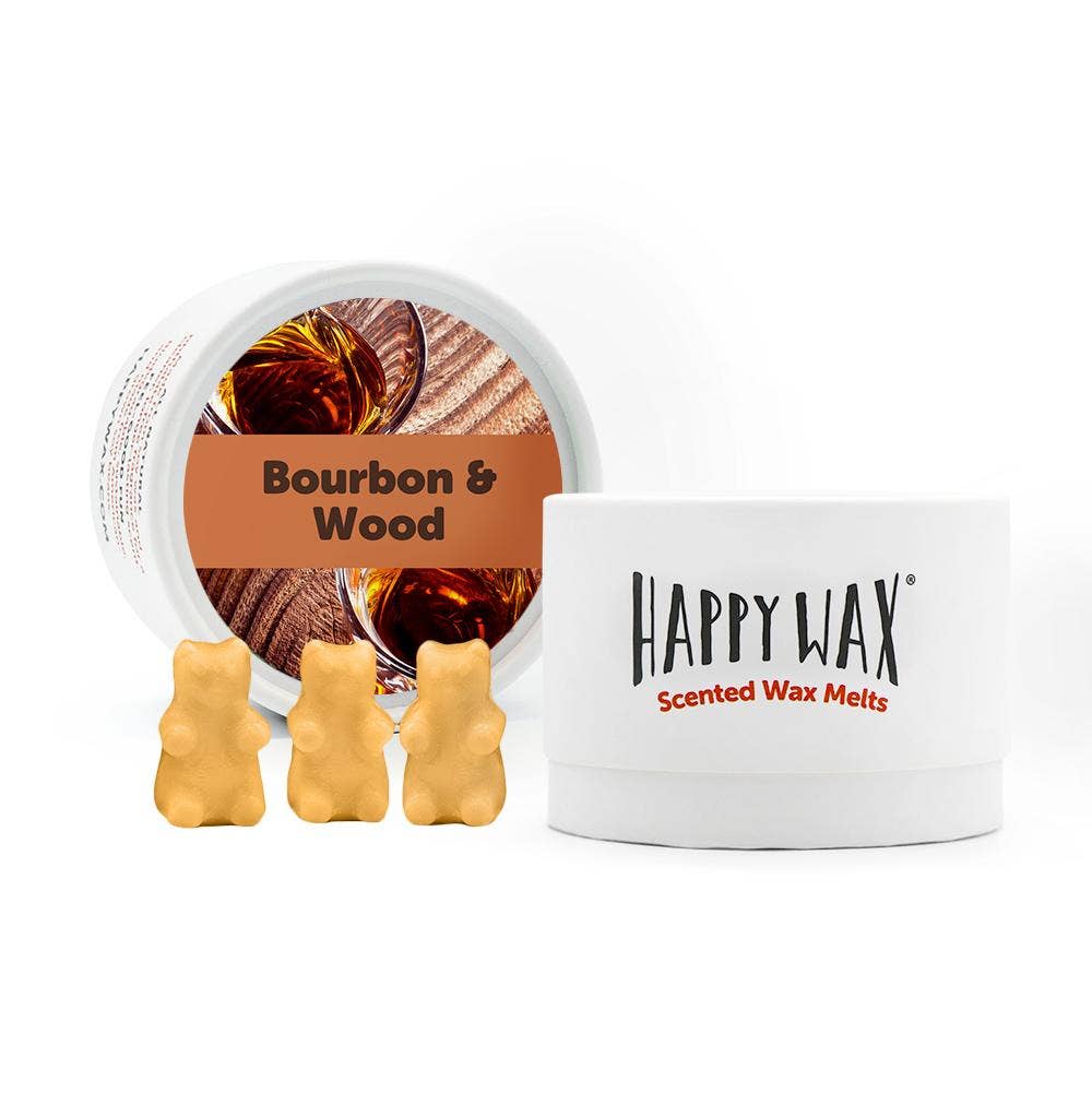 Bourbon & Wood Wax Melts - Eco Tin