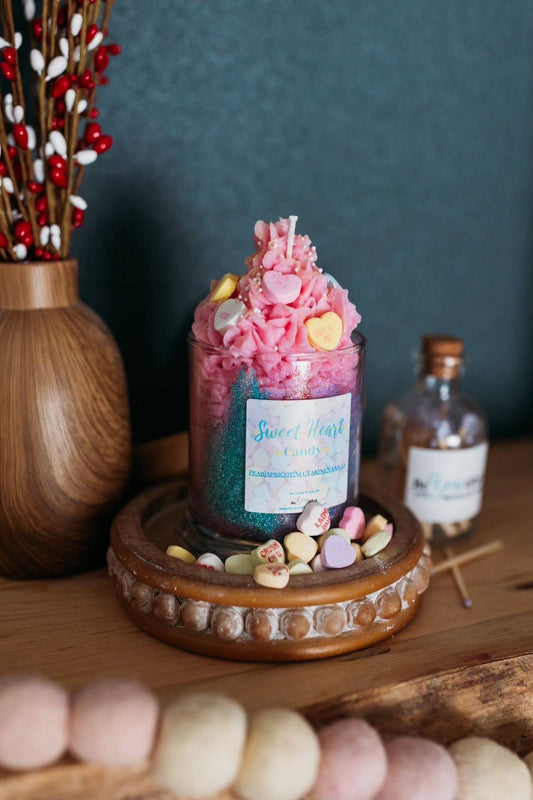 Sweethearts Dessert Candle