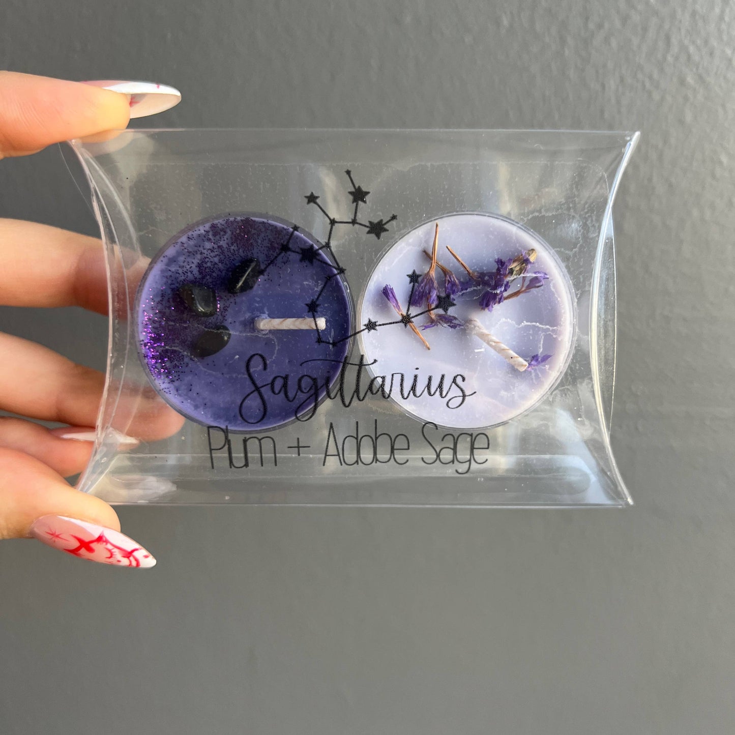 Sagittarius Zodiac Tea Light Candle Set