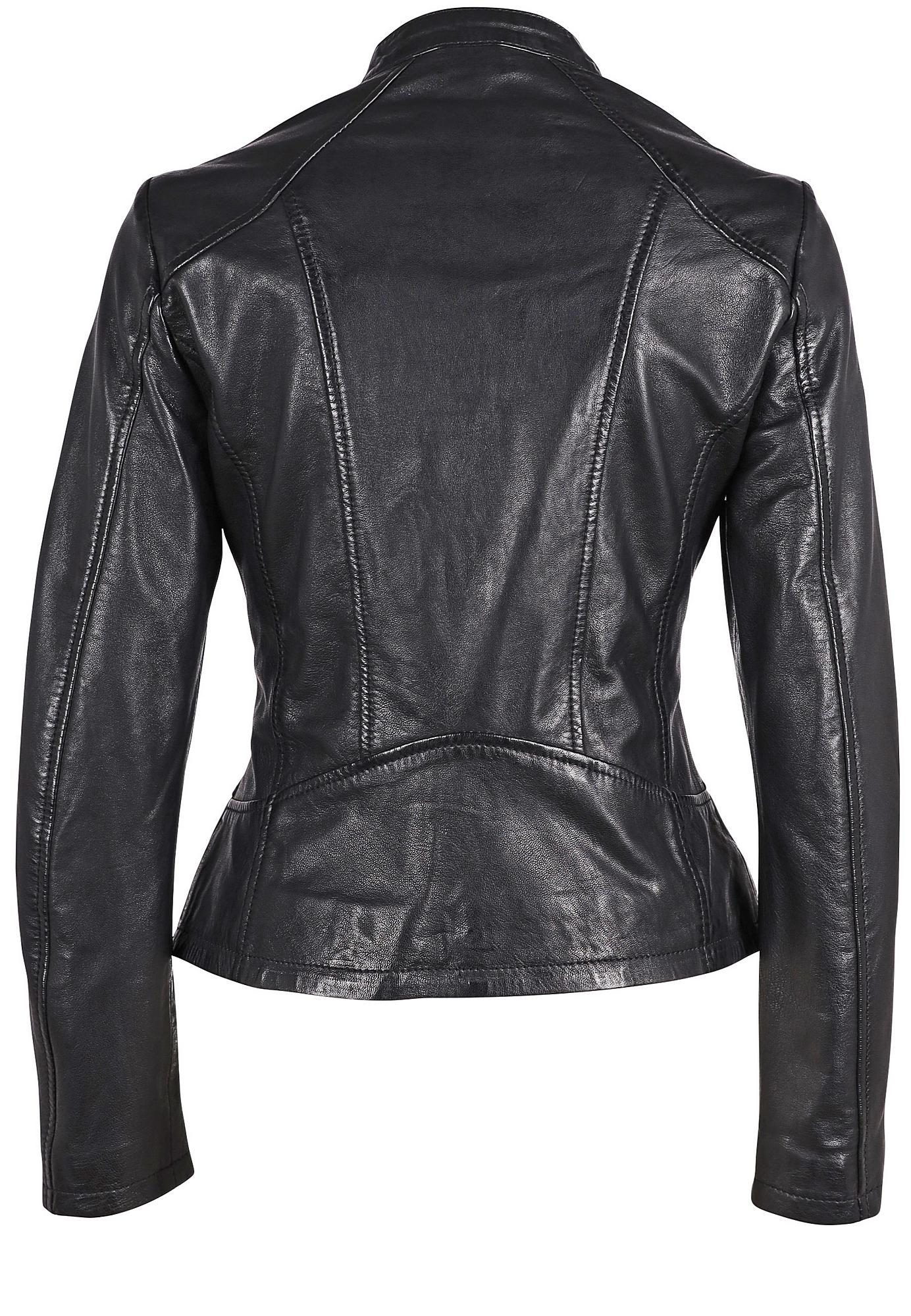 LYLA LEATHER JACKET BLACK