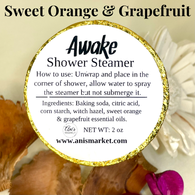 Natural Essential Oil Shower Steamers/Bombs Handmade - Awake