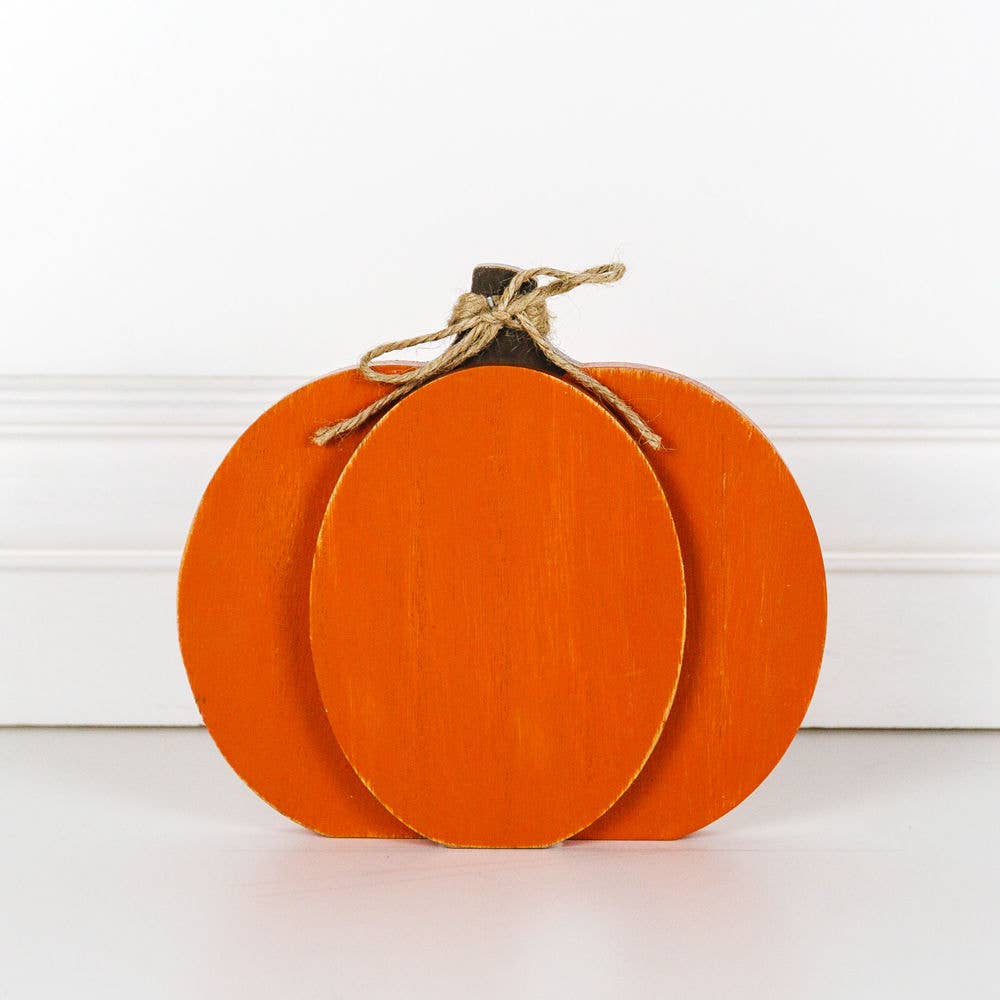 Harvest Wooden Pumpkin