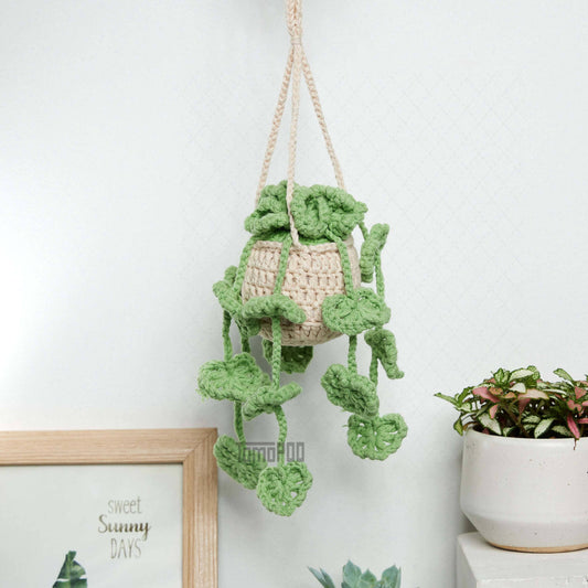 Crochet Car Plant Hanging Accessories, Car Interior Decor