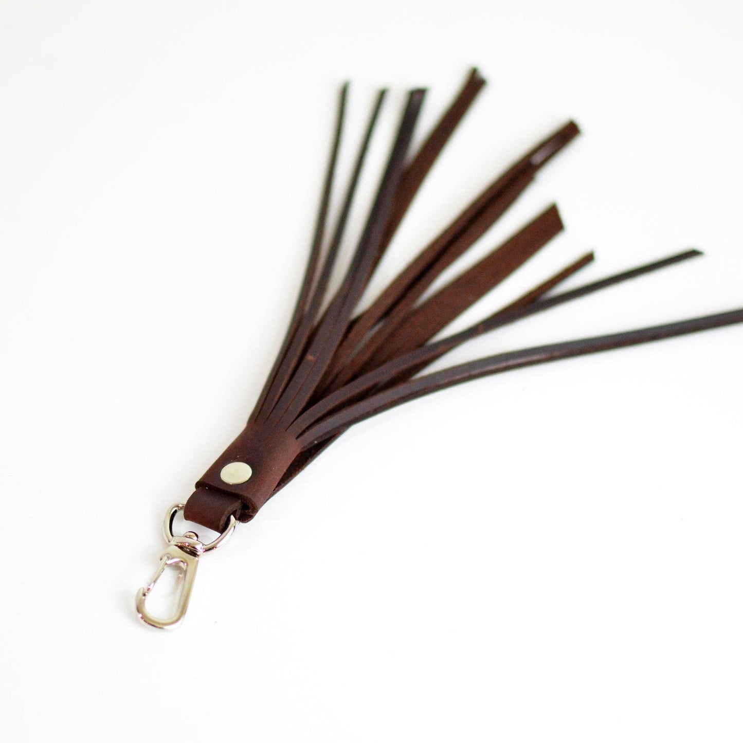 FRINGE ZIPPER PULL MERLOT LEATHER