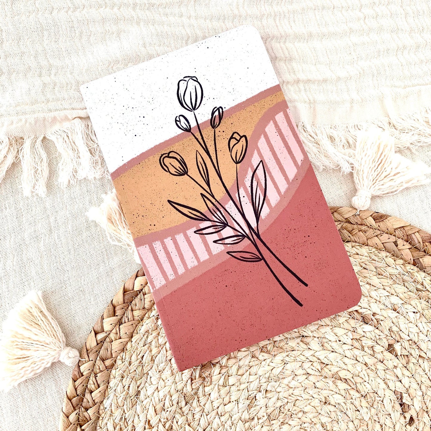 BOHO TULIP DOTTED NOTEBOOK