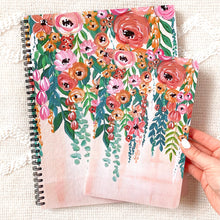HANGING FLORALS SPIRAL NOTEBOOK